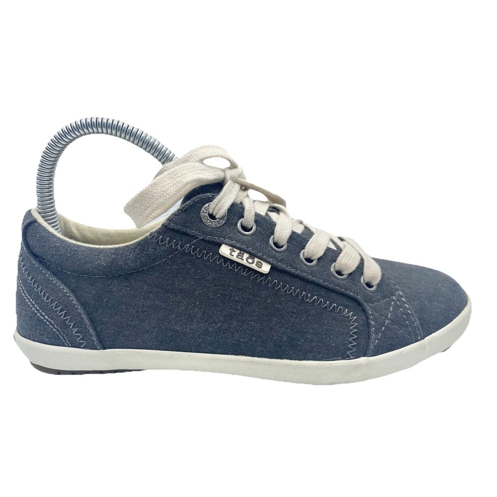 Taos Shoes Women's Size 7 Blue Star Canvas Comfort Casual Lace Up  Sneaker